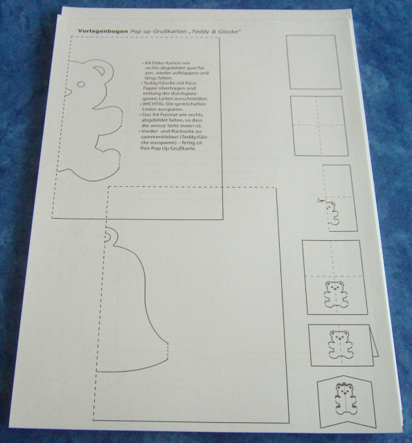 Vorlagenmappe mit 45 Falt-Vorlagen und Heft mit Musterbeispielen