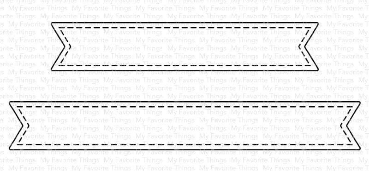 My Favorite Things Essential Stitched Sentiment Strips Die-namics