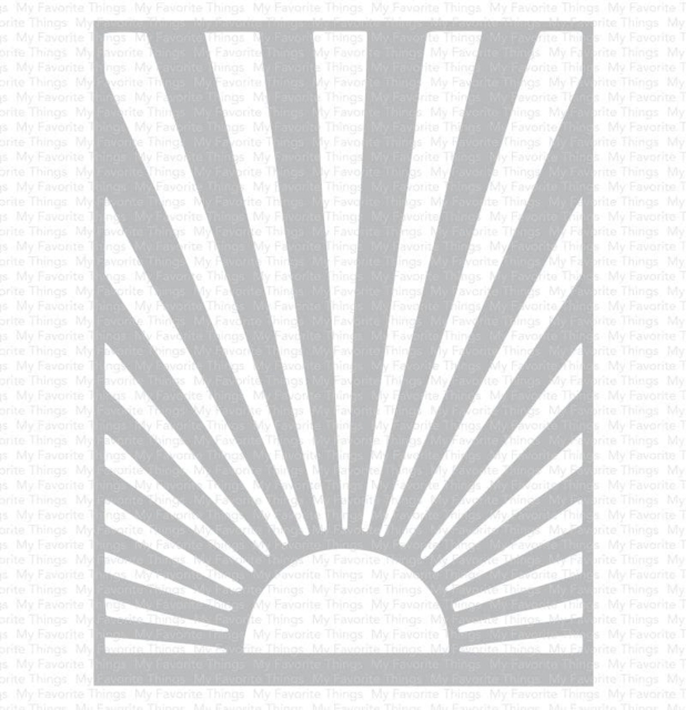 My Favorite Things Sunny Rays Stencil Schablone