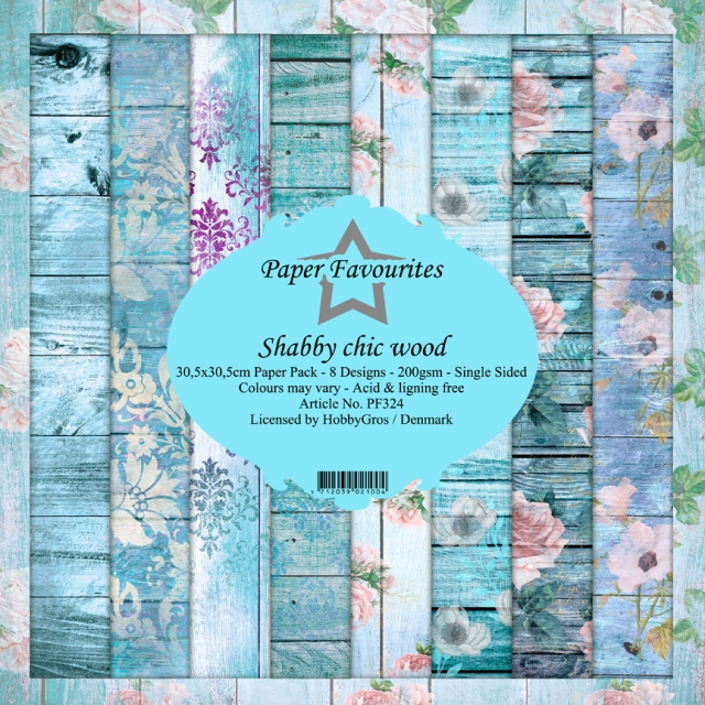 Dixi Craft Shabby Chic Wood Paper Pack