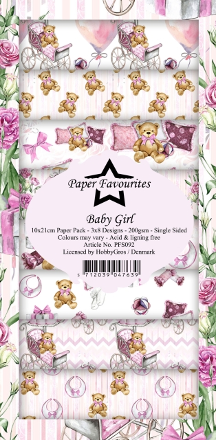 Paper Favourites Baby Girl Slim Paper Pack