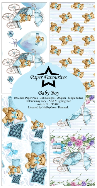 Paper Favourites Baby Boy Slim Paper Pack
