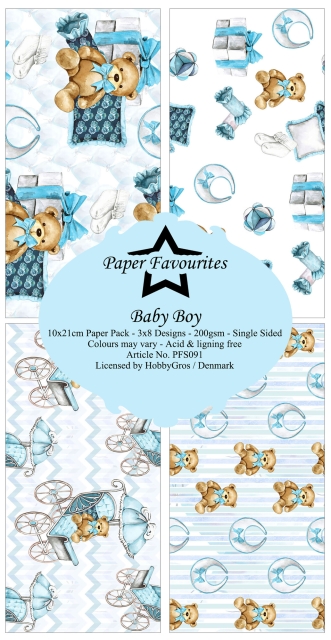 Paper Favourites Baby Boy Slim Paper Pack