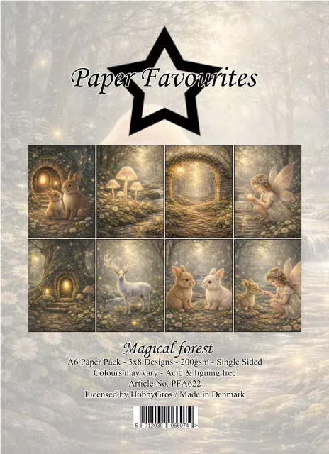 Paper Favourites A6 Paper Pad Magical Forest