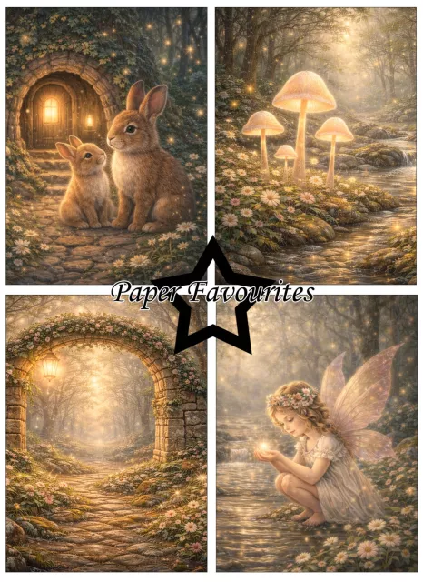 Paper Favourites A6 Paper Pad Magical Forest