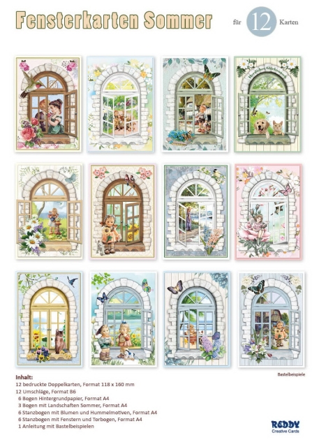 Reddy Cards Fensterkarten Sommer