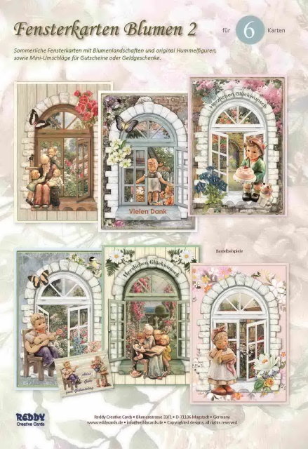 Reddy Cards Fensterkarten Blumen 2