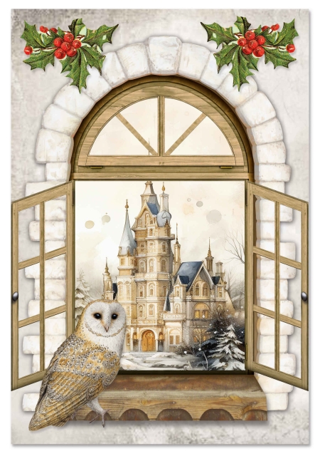 Reddy Cards Bastelset Weihnachtliche Fensterkarten