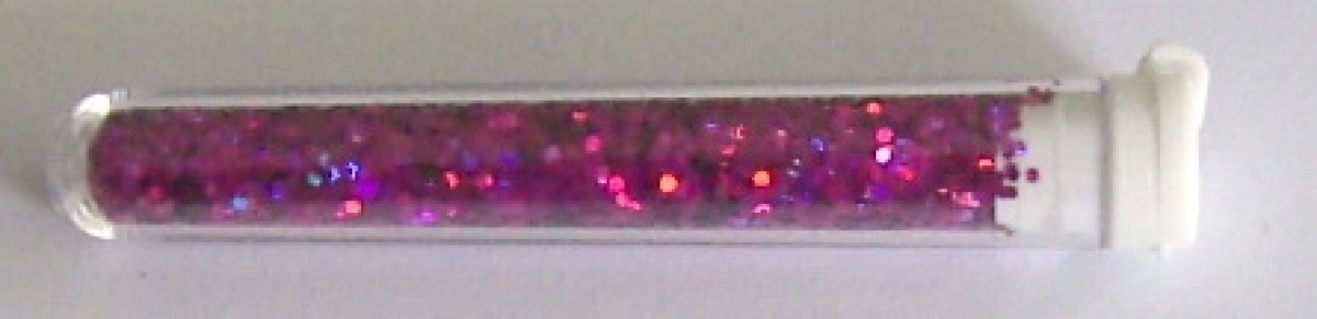 Flimmer im Röhrchen pink