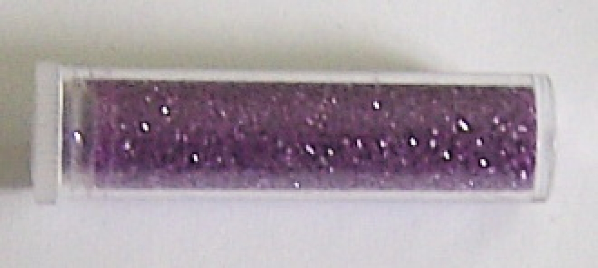 Flimmer im Röhrchen aubergine