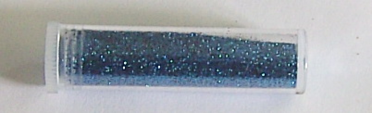 Flimmer im Röhrchen blau