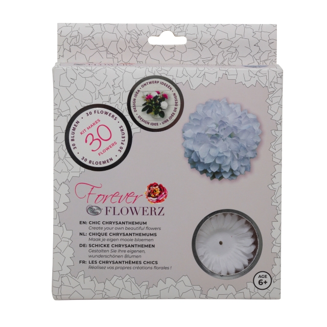 Flowerz Chic Chrysanthemums / Chrysantheme White