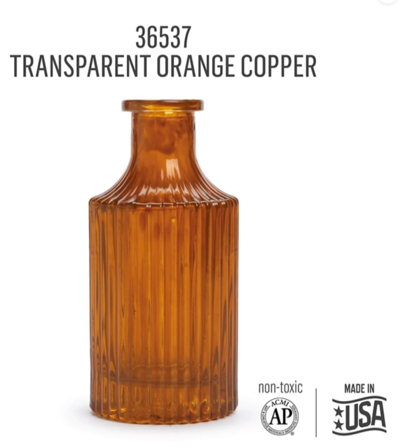 Folkart Murano Glass Paint Transparent 59 ml Orange Copper