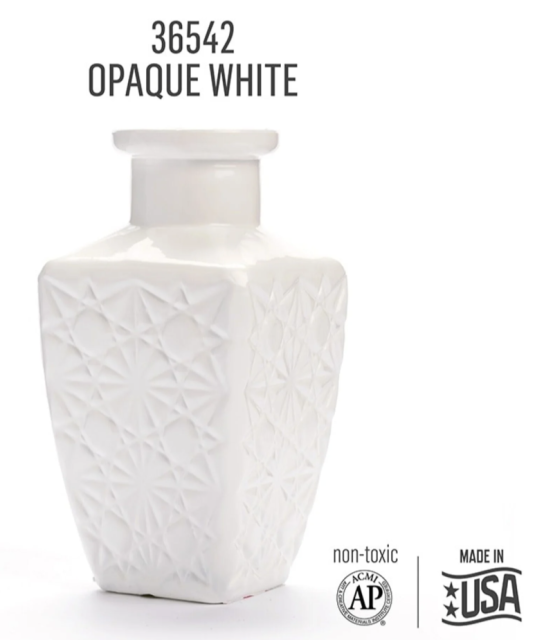 Folkart Murano Glass Paint Opaque 59 ml White