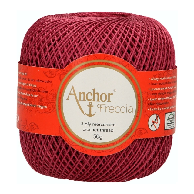 Anchor Freccia Stärke 12 Häkelgarn 50 Gramm Farbe 00583