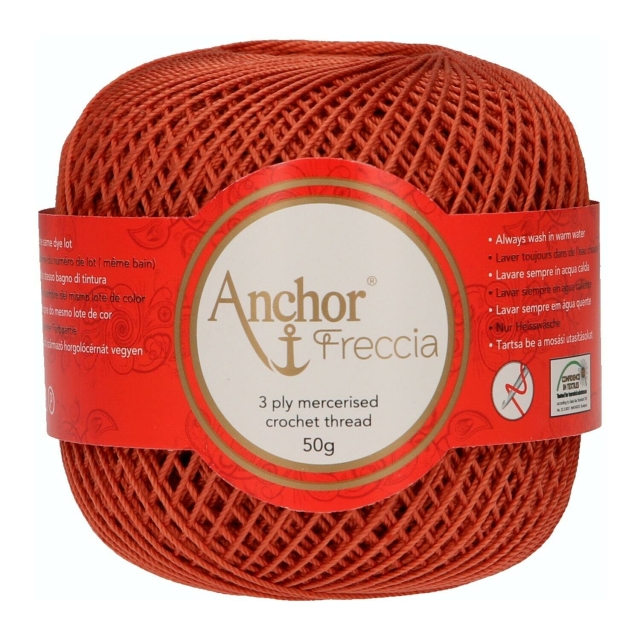 Anchor Freccia Stärke 12 Häkelgarn 50 Gramm Farbe 00680
