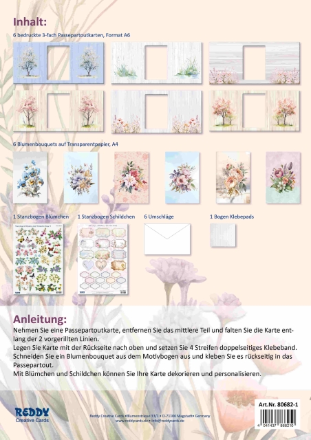 Reddy Cards Bastelset Frühlingsbouquets 1