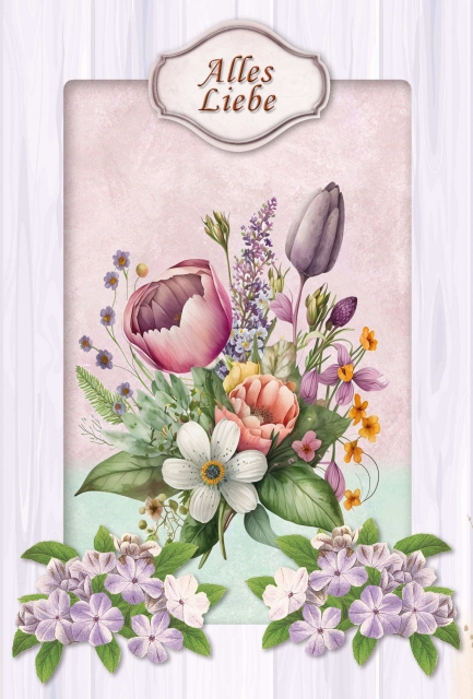 Reddy Cards Bastelset Frühlingsbouquets 1