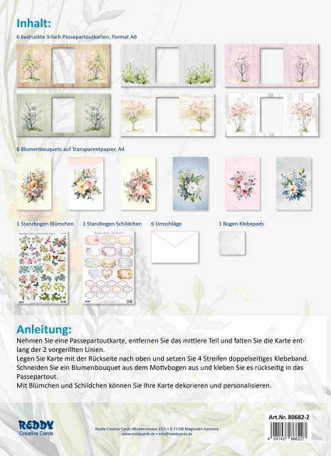Reddy Cards Bastelset Frühlingsbouquets 2
