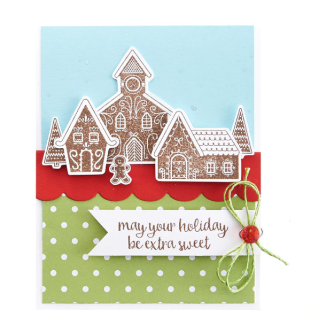 Fun Stampers Journey Sweet Gingerbread Rubber Stamp