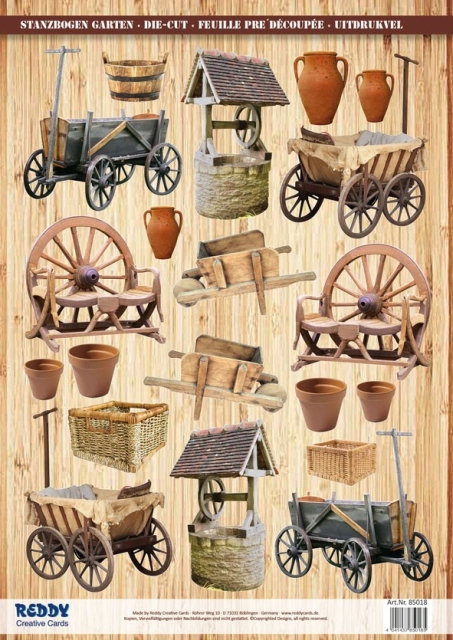 Reddy Cards Stanzbogen Garten 2