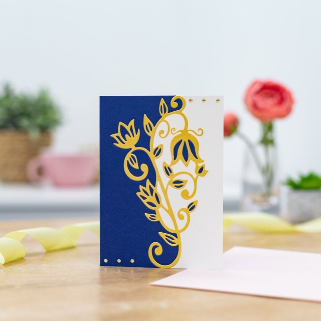 Gemini Grande Swirls Edges Dainty Snowdrops Elements Dies Stanzschablonen