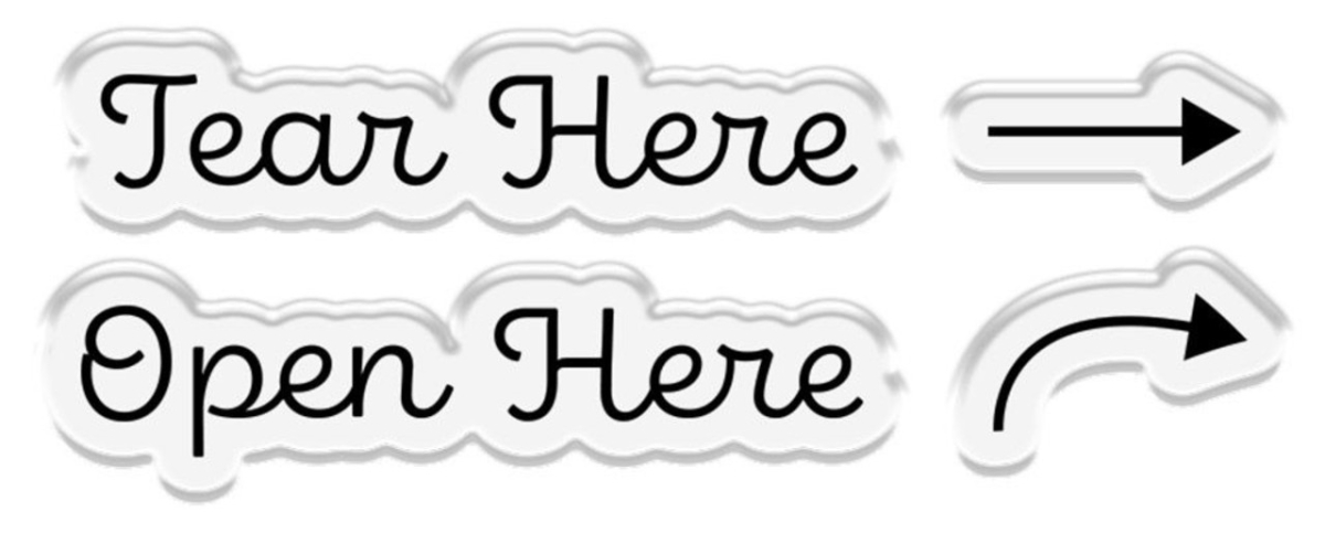 Gemini Door Reveal Stamp & Die Stempel und Stanzschablone Curved