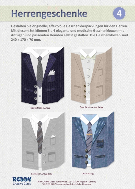Reddy Cards Geschenkverpackungen Herren