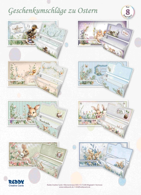 Reddy Cards Geschenkumschläge zu Ostern