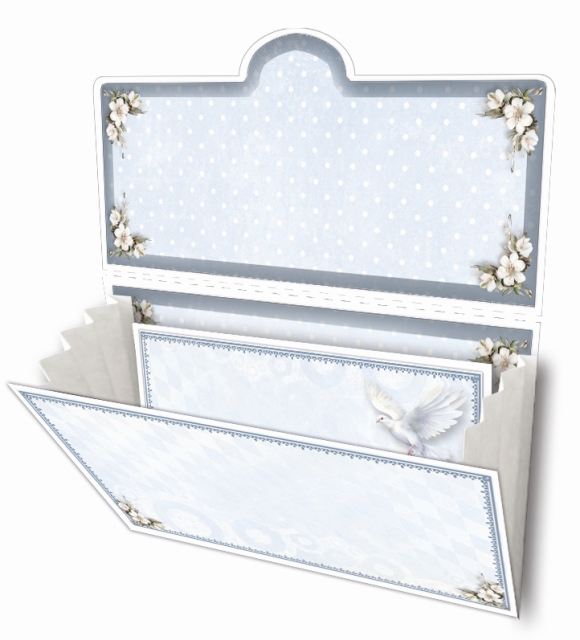 Reddy Cards Bastelset Geschenkkarten zur Taufe, Geburt, religiöse Anlässe