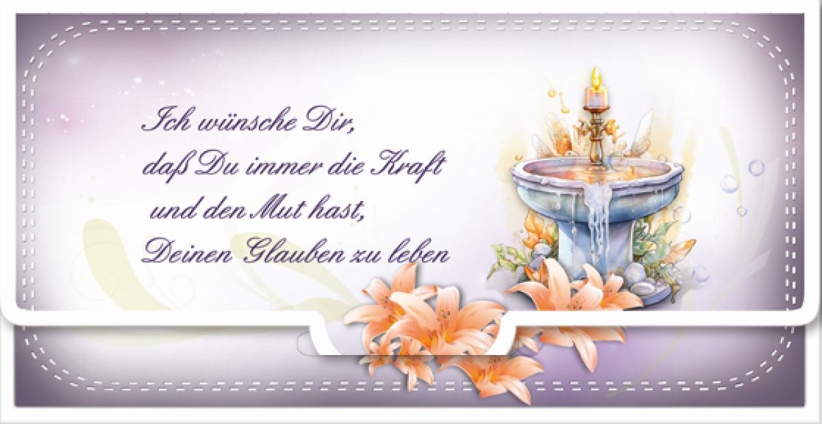 Reddy Cards Bastelset Geschenkkarten zur Taufe, Geburt, religiöse Anlässe