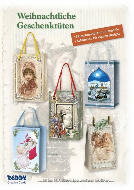 Reddy Cards Geschenktüten aus Papier Weihnachten
