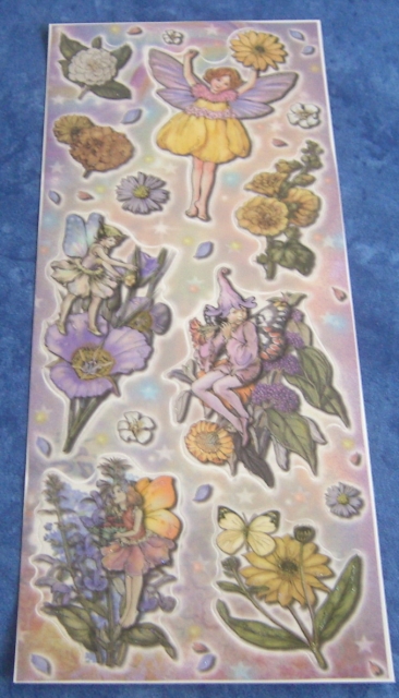 Sticker mit Glitter 12 x 29,5 cm