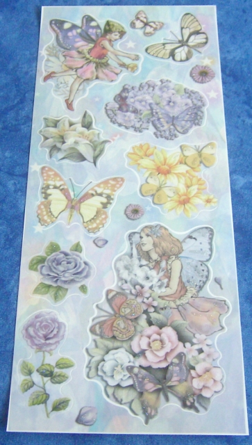 Sticker mit Glitter 12 x 29,5 cm