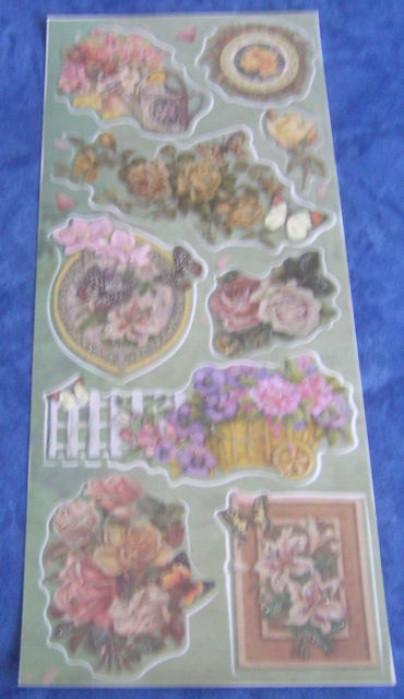 Sticker mit Glitter 12 x 29,5 cm