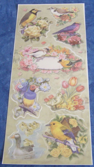 Sticker mit Glitter 12 x 29,5 cm