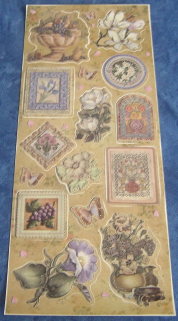Sticker mit Glitter 12 x 29,5 cm