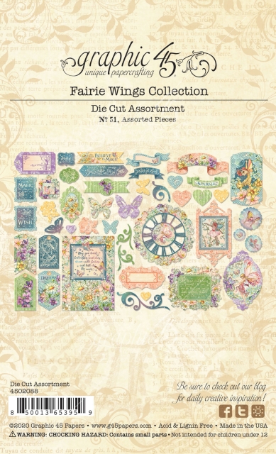 Graphic 45 Fairie Wings Die-Cut Assortment
