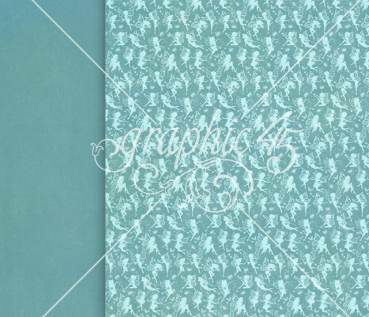 Graphic 45 8,5 x 11 Inch Patterns & Solids Pack Fairy Boutique