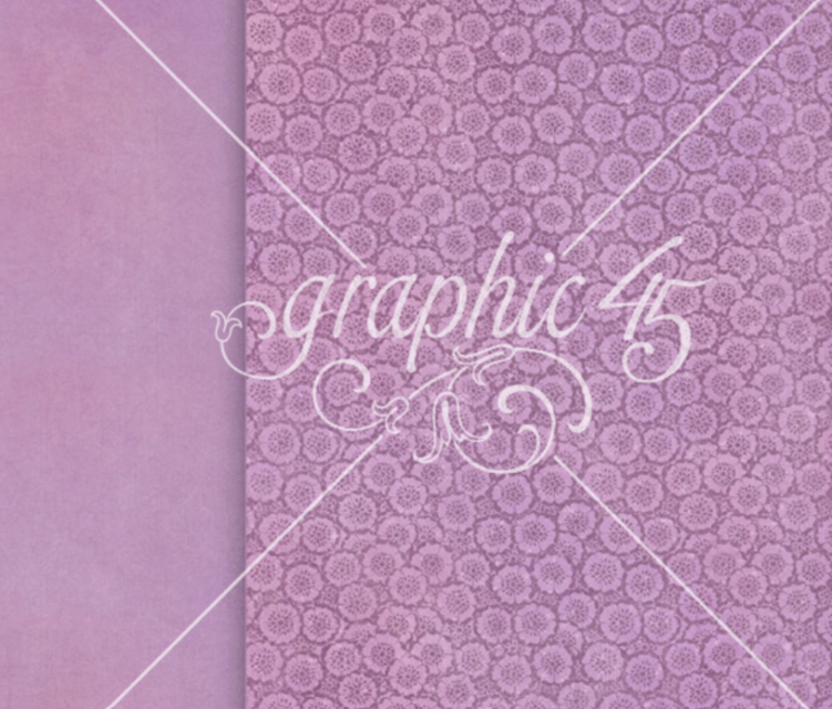 Graphic 45 8,5 x 11 Inch Patterns & Solids Pack Fairy Boutique