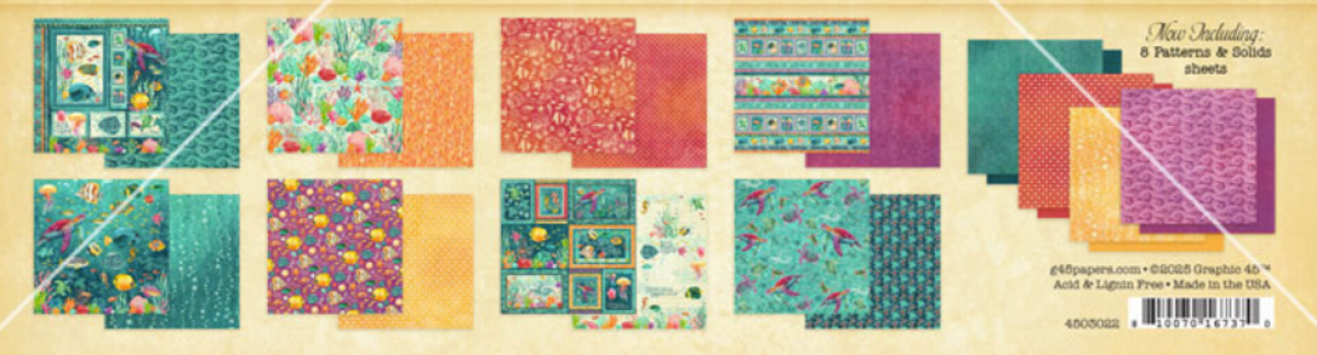 Graphic 45 12 x 12 Inch Collection Pack Seas the Day