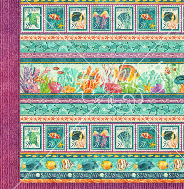 Graphic 45 12 x 12 Inch Collection Pack Seas the Day
