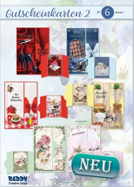 Reddy Cards Grußkartenset Gutscheinkarten 2