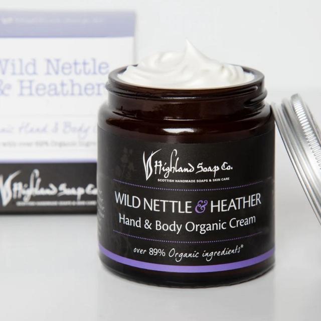 Highland Soap Bio Creme 120 ml Wilde Nettle & Heather wilde Nessel und Heidekraut