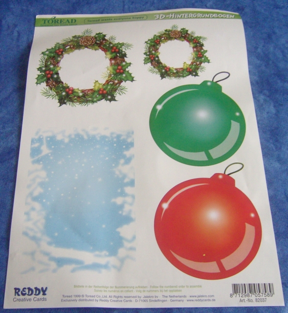 Reddy Cards 3D Hintergrundbogen Toreads