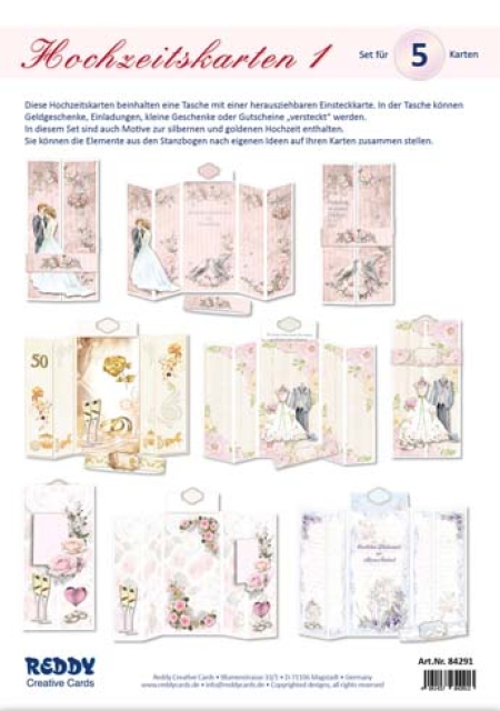 Reddy Cards Kartenset Hochzeitskarten 1
