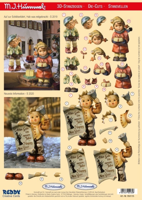 Reddy Cards 3D Stanzbogen Hummel Neueste Information