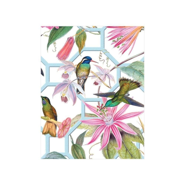 Caspari Minikarte mit Umschlag Set mit 4 Stück Hummingbird