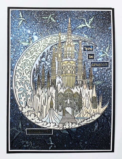 Indigo Blu Rubber Stamps A5 Enchanted Castle