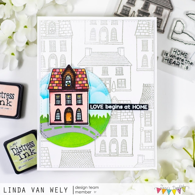 Jane's Doodles Clear Stamps Transparente Stempel Home